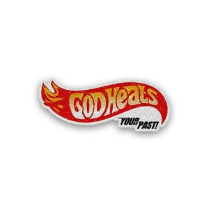 God Heals 0.1 Glitter Sticker