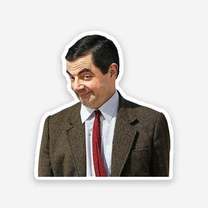 Mr Bean Meme Face sticker