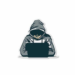 Mr. Hacker Sticker