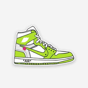 Air Shoe Green sticker