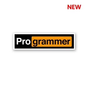 Pro-Grammer Sticker