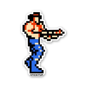 RETRO COMMANDO Sticker