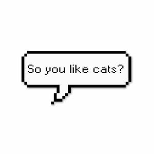 So you like cats? Sticker