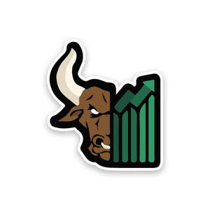 Trading bull Sticker