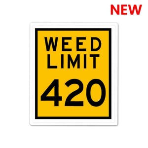 Weed Limit Sticker